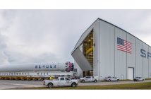 Dostarczenie pierwszego stopnia F9R do misji z BulgariaSat-1 - 03.06.2017 / Credits - SpaceX