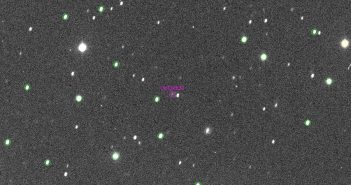 Słaby ślad komety C/2017 K2 (PANSTARRS) / Credits - iTelescope-T24