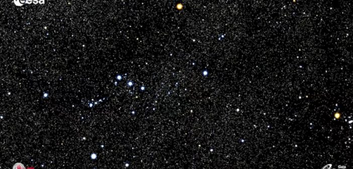 Gwiazdozbiór Oriona / Credits - ESA/Gaia/DPAC