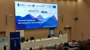 Prezentacja na temat Space3ac podczas Forum Satelitarnego 2017 / Credits - Blue Dot Solutions