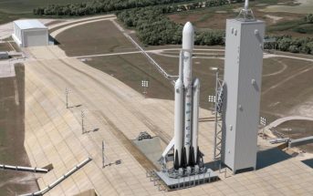 Falcon Heavy na LC-39A / Credits: SpaceX