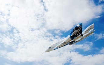 SpaceShipTwo podczas lotu ślizgowego z 4 sierpnia 2017 / Virgin Galactic