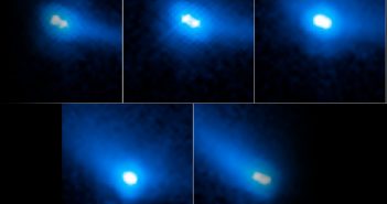 Obrazy 2006 VW139 uzyskane z HST / Credits - NASA, ESA, and J. Agarwal (Max Planck Institute for Solar System Research)