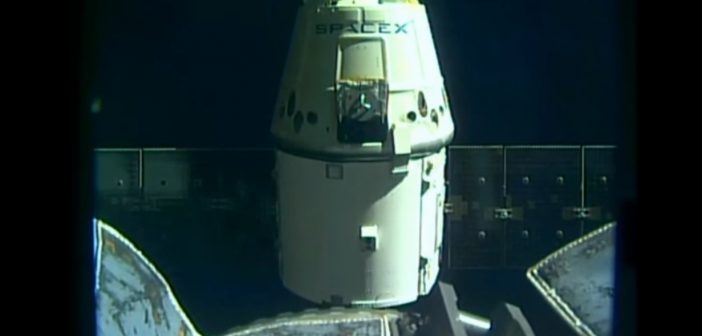 Kapsuła Dragon opuszcza ISS - 17 września 2017 / Credits - NASA TV