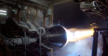 Test silnika BE-4 / Credits - Blue Origin