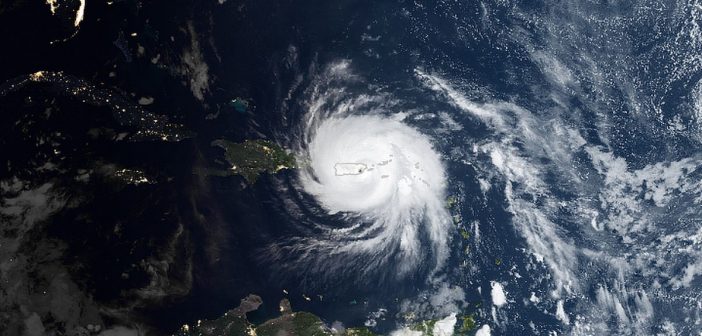 Huragan Maria nad Puerto Rico / Credits - NASA Earth Observatory