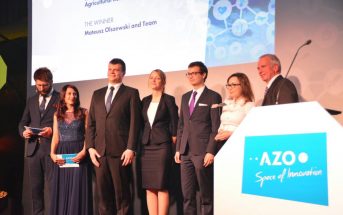 Zespół Żukbot na gali finałowej Satellite Masters Conference / Foto: Blue Dot Solutions