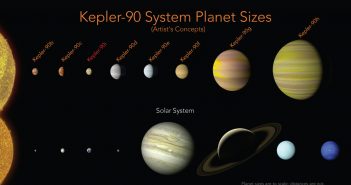 Wizja artystyczna układu Kepler-90 / Credits - NASA/Ames Research Center/Wendy Stenzel