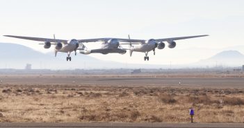Start do siódmego lotu ślizgowego VSS Unity - 11.01.2018 / Credits - Virgin Galactic