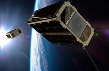 Wizualizacja nanosatelitów GomSpace / Źródło: GomSpace