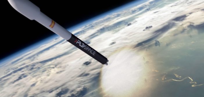 Wizja artystyczna rakiety PLD Space / Źródło: PLD Space
