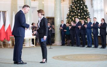 Jadwiga Emilewicz and President Andrzej Duda / Credits - KPRM