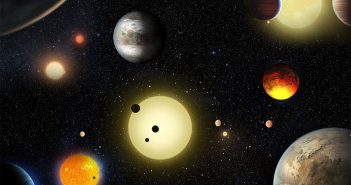 Grafika prezentująca różne egzoplanety wykryte przez teleskop Kepler / Credits - NASA/W. Stenzel