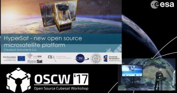 HyperSat - Open Source Cubesat Workshop 2017 / Credits - ESA, OSCW