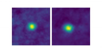 2012 HZ84 (po lewej) i 2012 HE85 (po prawej) / Credits - NASA/JHUAPL/SwRI