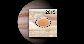 Porównanie wielkości WCP w 1995 i 2015 roku / Credits - NASA, JPL