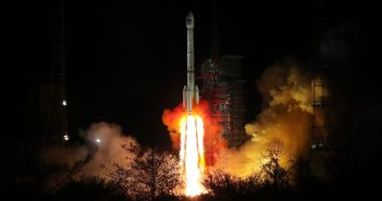 Start CZ-3B z satelitami BeiDou / Credits - CCTV