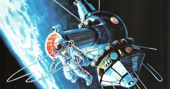 Obraz pierwszego spaceru Leonowa / Malarz - Aleksiej Leonow