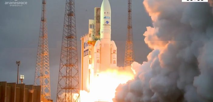 Start Ariane 5 z 5 kwietnia 2018 / Credits - Arianespace