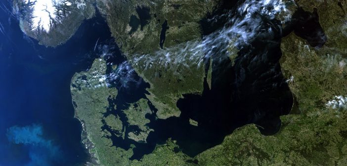 Obraz części Europy z satelity Sentinel-3A z 8 maja 2018 / Credits - Copernicus Sentinel data (2018), processed by EUMETSAT, CC BY-SA 3.0 IGO