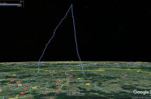Profil lotu misji SEBA-13 / Credits - Tomasz Brol, Google Earth