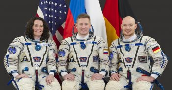 Załoga Sojuza MS-09 / Credits - NASA