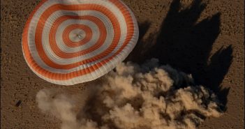 Powrót Sojuza MS-08 na Ziemię / Credits - NASA