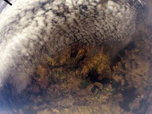 Widok ze stratosfery wykonany podczas jednego z lotów  World Space Week Wrocław 2018 / Credits - Włodzimierz Tarnowski SQ6NLN