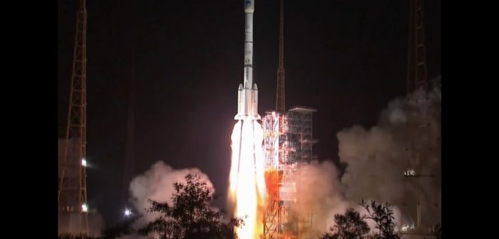 Start CZ-3B z BeiDou-3 GEO-1 / Credits - CCTV