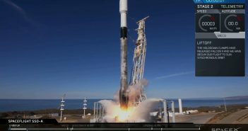 Falcon 9 startuje z 64 satelitami - grudzień 2018/ SpaceX