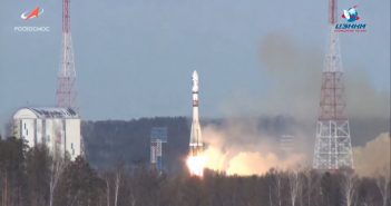 Start Sojuza-2.1a z kosmodromu Wostoczny - 27.12.2018 / Credits - Roskosmos