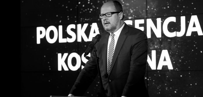 Paweł Adamowicz na otwarciu siedziby Polskiej Agencji Kosmicznej w Gdańsku / Credits - K. Mystkowski – KFP