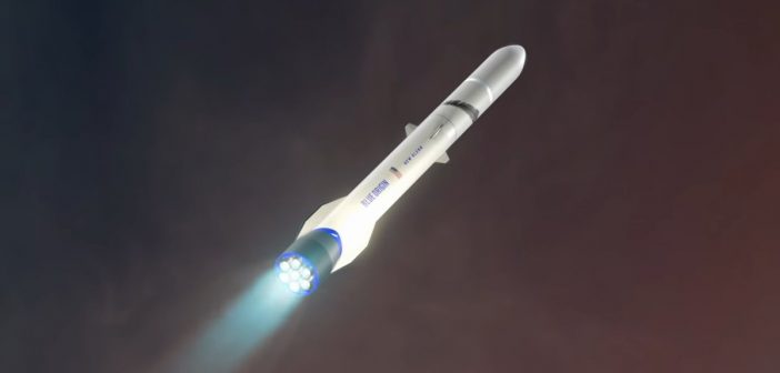 Nowa (styczeń 2019) animacja lotu rakiety New Glenn / Credits - Blue Origin