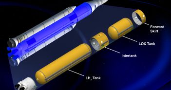Poszczególne elementy rakiety SLS / Boeing, NASA