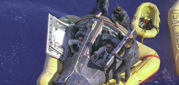 Gemini 8 po zakończeniu misji / Credits - NASA