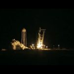 Falcon 9 z kapsułą Dragon 2 startuje do misji SpX-DM1 / Credits - NASA TV, SpaceX