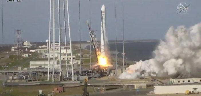 Start rakiety Antares 230 - 17.04.2019 / Credits - NASA TV
