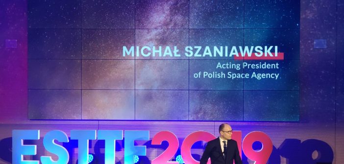 Wystąpienie p.o. Prezesa Polskiej Agencji Kosmicznej na European SpaceTech Transfer Forum / Credits - kosmonauta.net