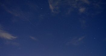 Przelot konstelacji Starlink nad Gdańskiem - 25.05.2019 / Credits - K. Kanawka, kosmonauta.net