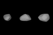 Prawdopodobny wygląd 99942 Apophis, na podstawie danych radarowych z początku tej dekady / Credits - Astronomical Institute of the Charles University: Josef Ďurech, Vojtěch Sidorin