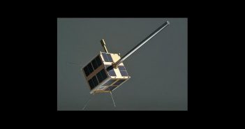 Grafika prezentująca satelitę SAT-AIS-PL / Credits - Creotech Instruments