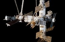 Stacja kosmiczna Mir - obraz z 1998 roku / Credits - Roskosmos