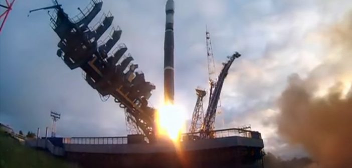 Start Sojuza-2.1v z Plesiecka - 10.07.2019 / Credits - RoskosmosqStart Sojuza-2.1v z Plesiecka - 10.07.2019 / Credits - Roskosmos