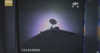 Nagranie z deorbitacji TG-2 / Credits - CGTN