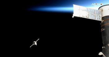 Sojuz MS-13 zbliża się do ISS / Credits - NASA TV