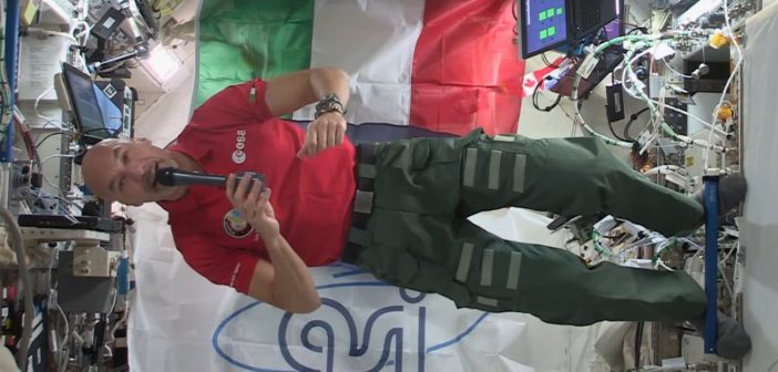 Luca Parmitano na pokładzie ISS / Credits - ESA
