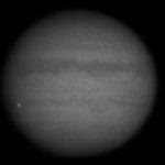Moment prawdopodobnego uderzenia małego obiektu w Jowisza - 07.08.2019 / Credits - Ethan Chappel