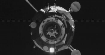 Sojuz MS-14 zbliża się do ISS / Credits - NASA TV
