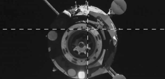 Sojuz MS-14 zbliża się do ISS / Credits - NASA TV
