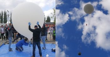 Przygotowania do startu oraz start balonu stratosferycznego / Credits - Młyn Nowoczesności